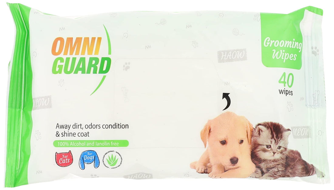 OMNI GUARD Grooming Wipes (GREEN)