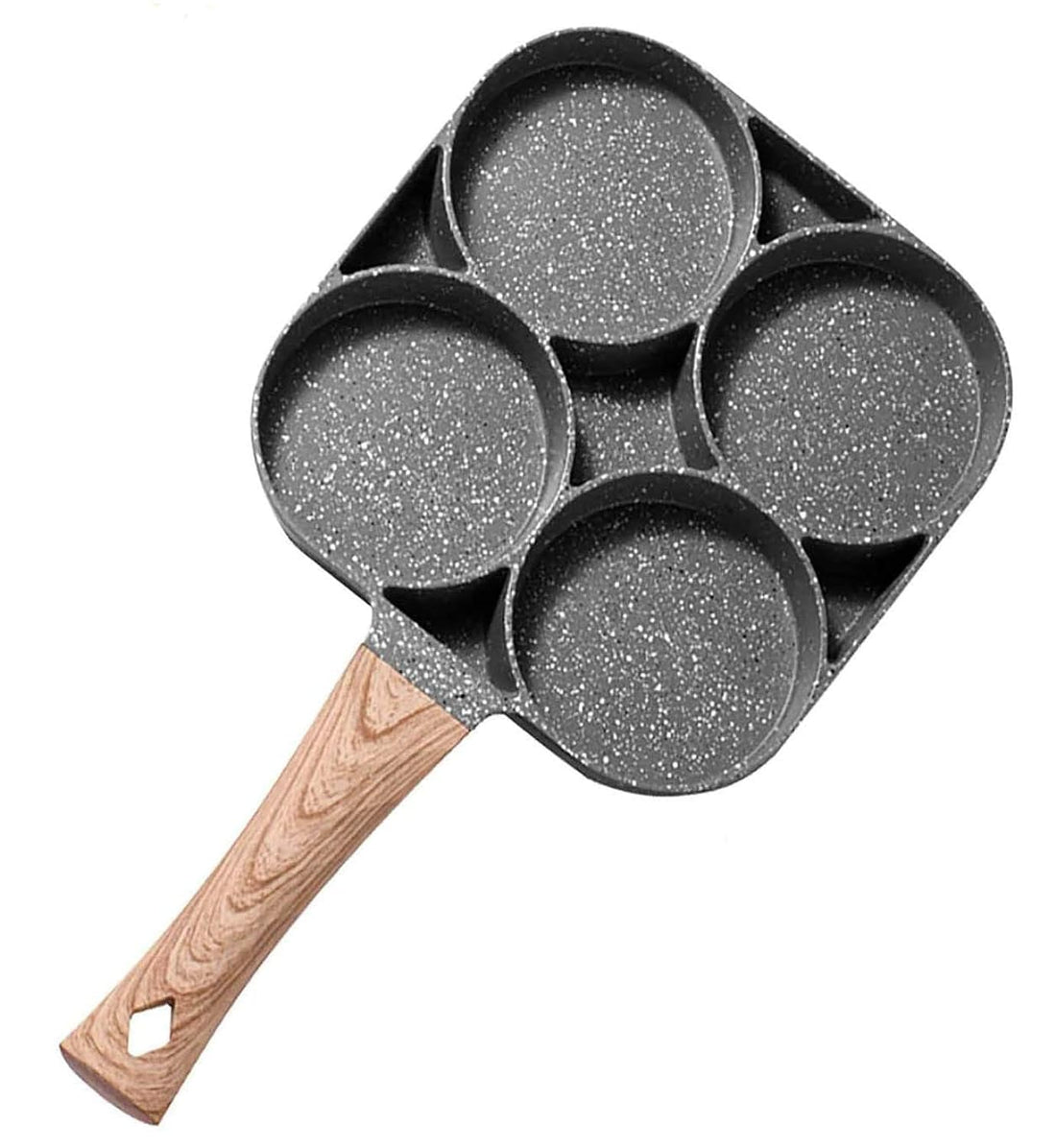 Showay egg cooker frying pan, 4-cups non-stick cookware aluminium alloy fried egg cooker,pancake,omelette pan,egg poacher