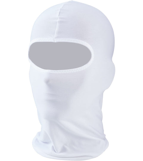 RABIGALA Ski Mask for Men Full Face Mask Balaclava Black Ski Masks Covering Neck Gaiter, White, M