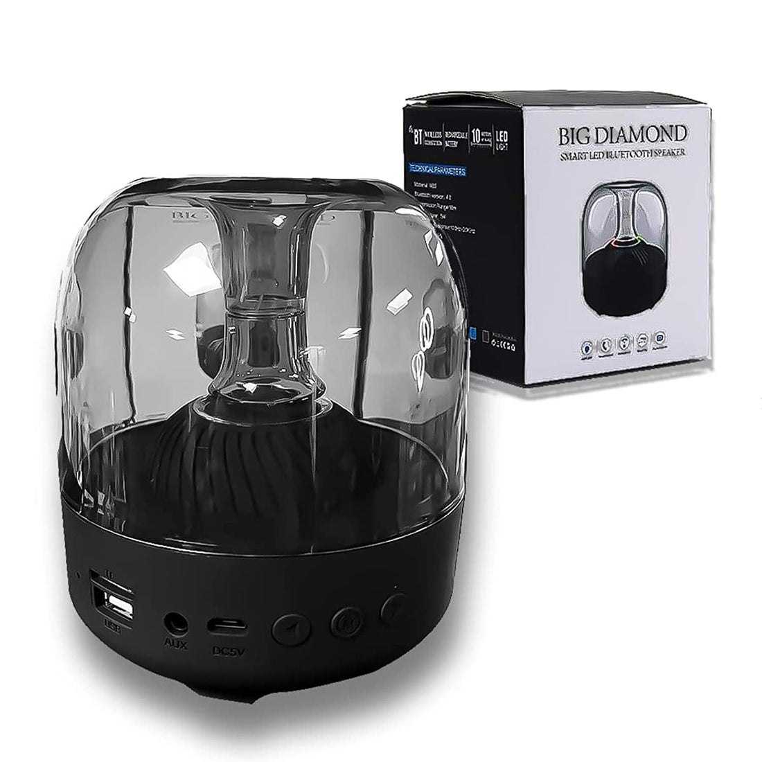Big Diamond Smart LED Bluetooth Speaker