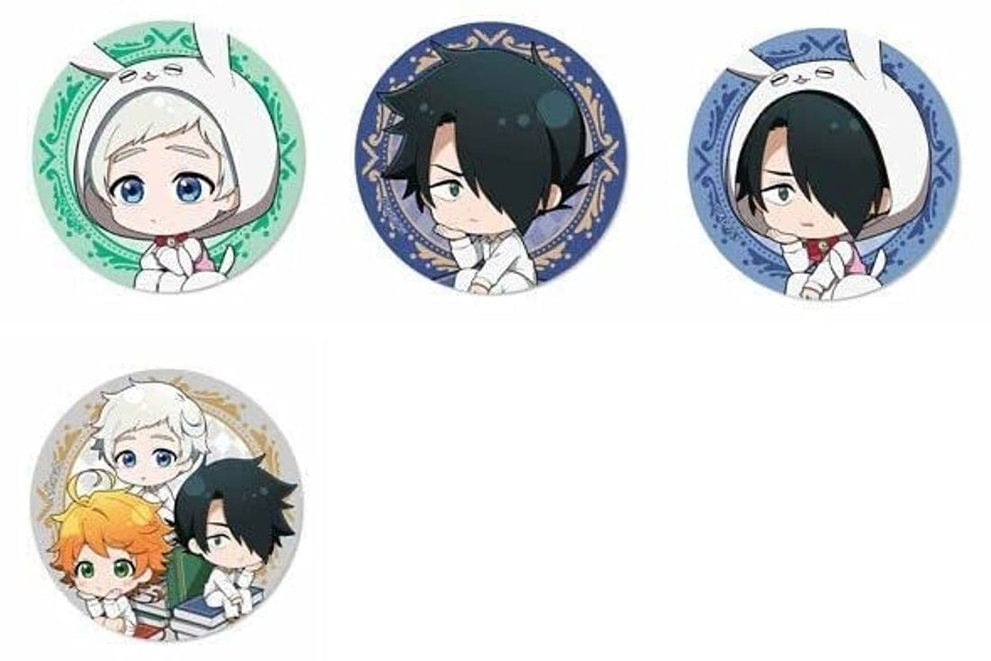 Anime Emma Norman Ray Isabella Badge Pin (3)