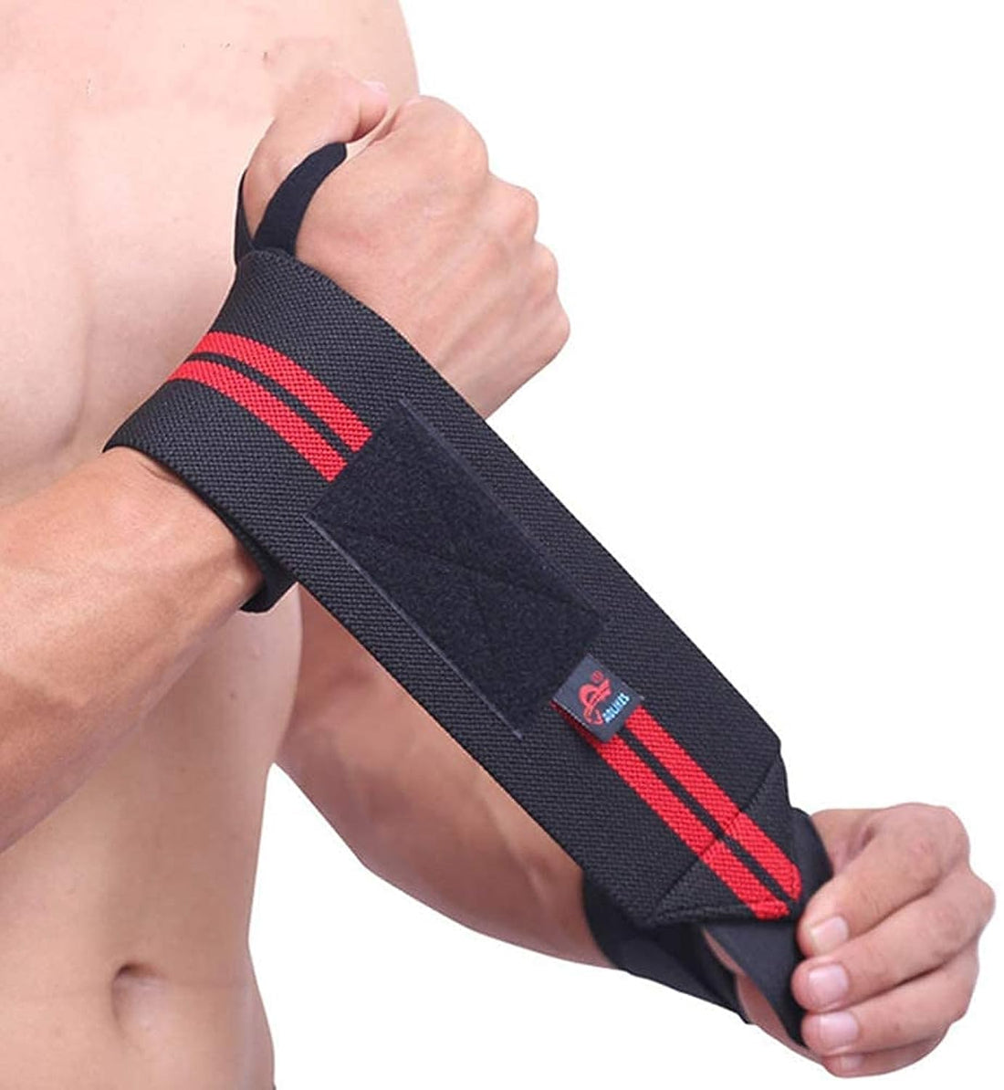 SportQ 1 Pair Thumb Loop Support for Weight Lifting Gym Cross Training Men Women