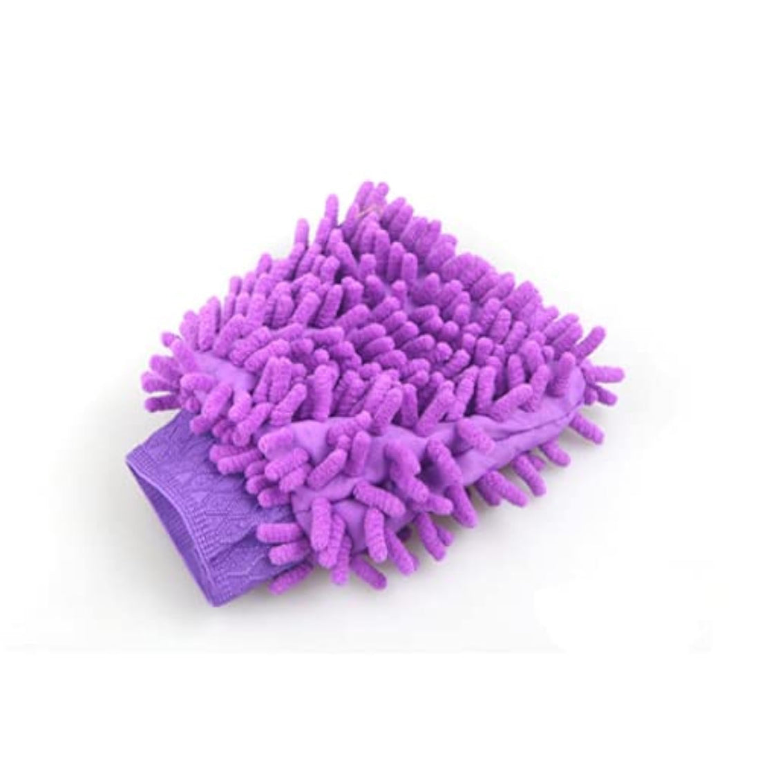 Microfiber Car Wash Gloves Car Wash Mitt Large Double-Sided Thickening Microfiber Chenille Car Wash Gloves, Ultra-soft Scratch Free Car Cleaning Mitts(Purple)