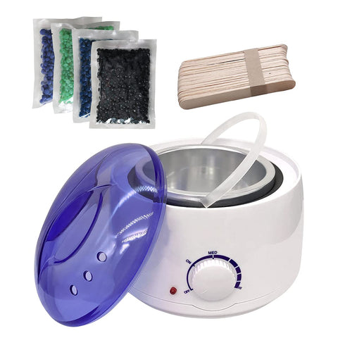 Wax Warmer with 400 g Waxing Beads for Depilatory, Hot Wax, Hair Removal Wax, No Strip Wax, Complete Waxing Kit, Enjoy Hair Removal Wax at Home
