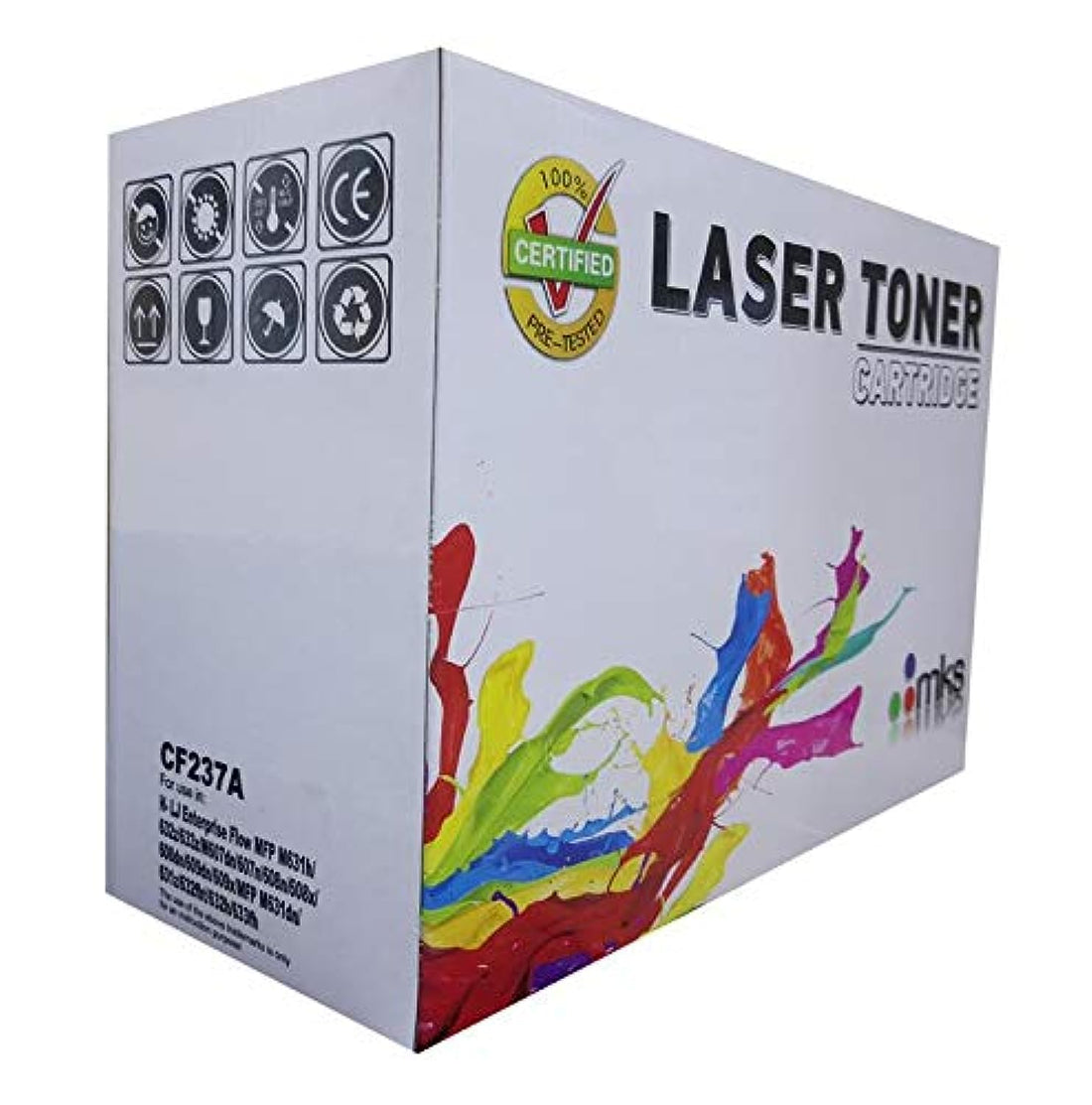 Black Toner 37A CF237A Compatible with HP LaserJet M607/M608/M609/MFP M631/MFP M632/MFP M633