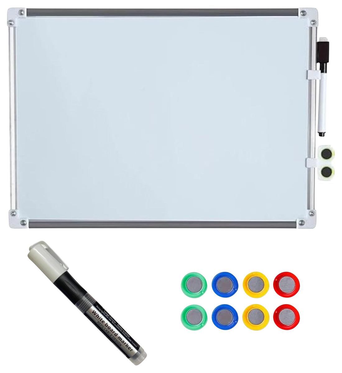 Whiteboard 25x35cm+Pack of G201 Black whiteboard+Magnets