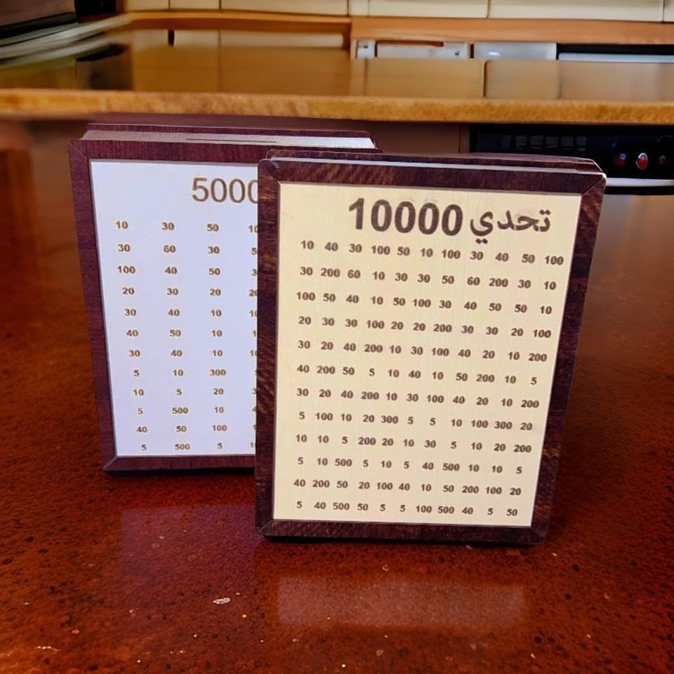 Challenge Horizons - Dream Reach Bank, Premium Wooden Save You 10,000 Pounds, Gathers Adults & Kids and Incentives 10,000 Savings. Get An Amazing Savings Bank - Generic