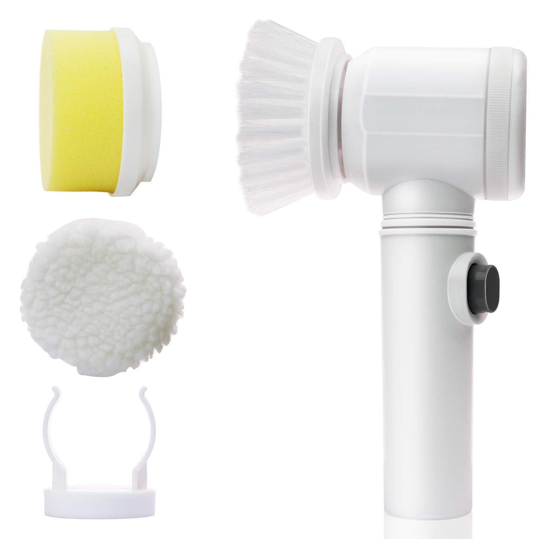 Whitecloud TRANSFORMING HOMES Electrically Driven Magic Brush for Tiles; Sink Wash Basin (811-7)