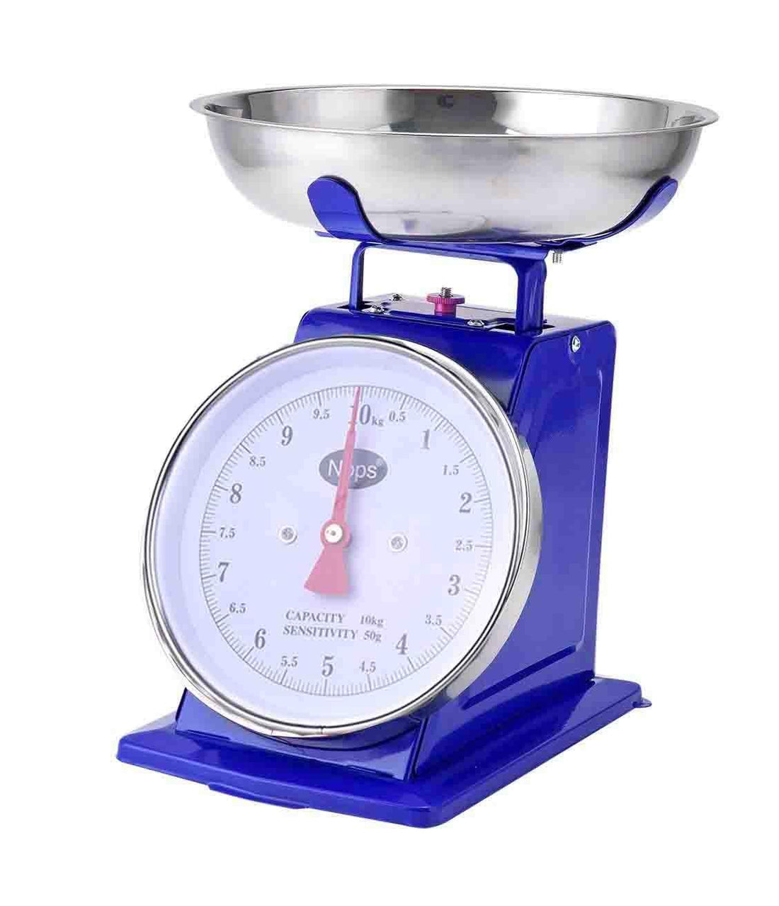 Stainless Steel Kitchen Scale (10kg, Blue)