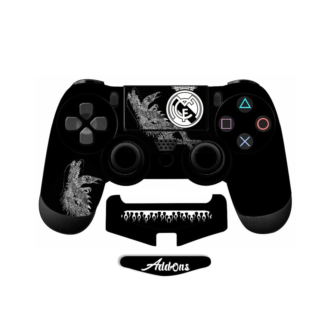 Add-Ons PS4 Real Madrid CF #2 Skin Compatible With PlayStation 4 Controller