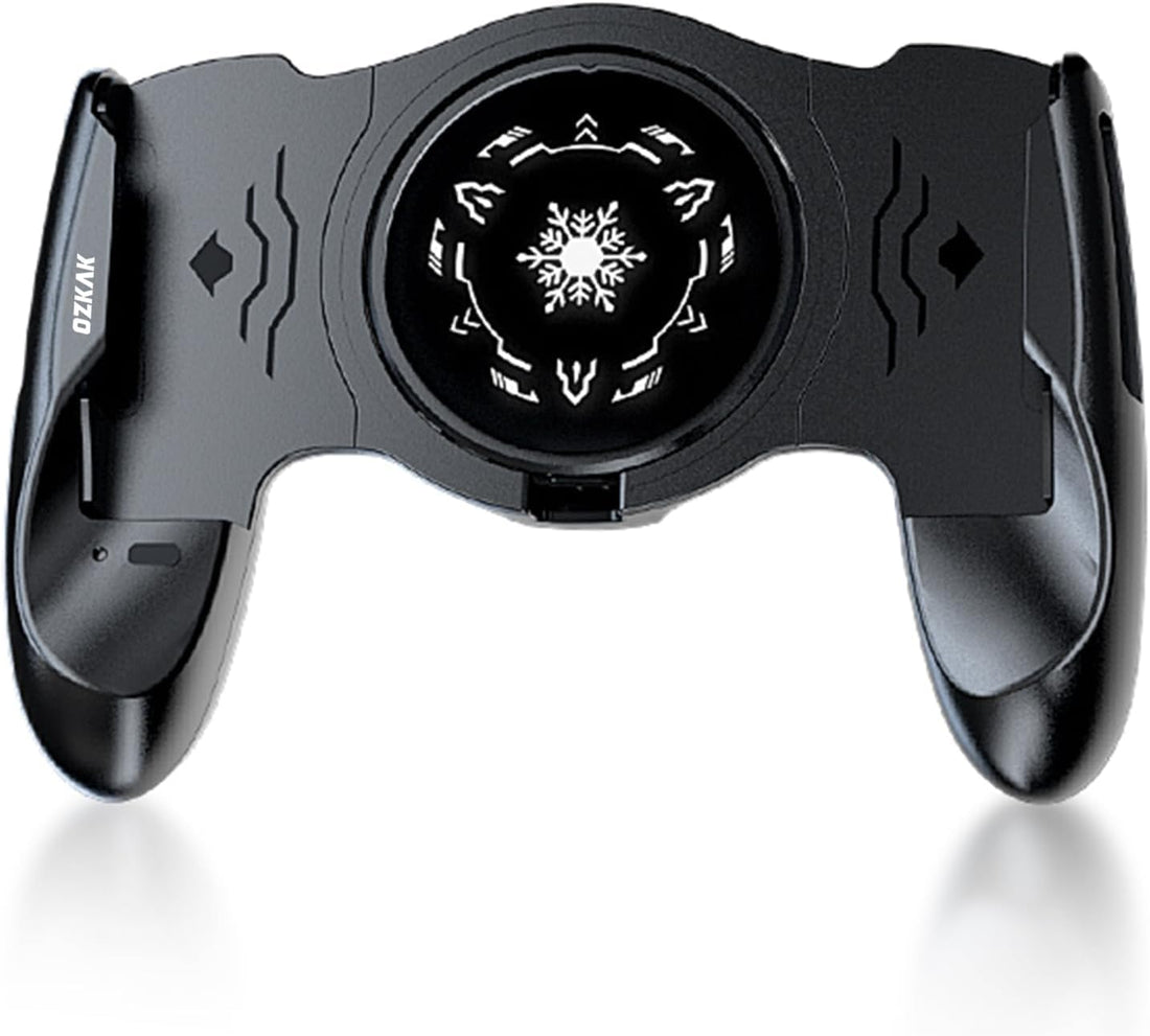 Smartphone Cooler Mobile Phone Grip, Gaming Gamepad with Cooling Fan Semiconductors for iOS/Android