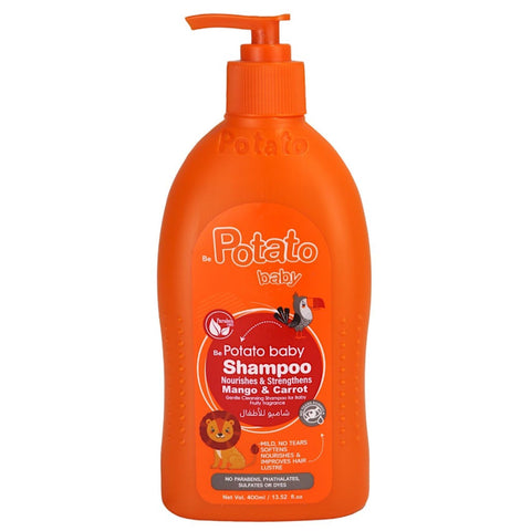 Potato Baby Shampoo Nourishes&Strengthens Parapen Free With Mango&Carrot-400ml