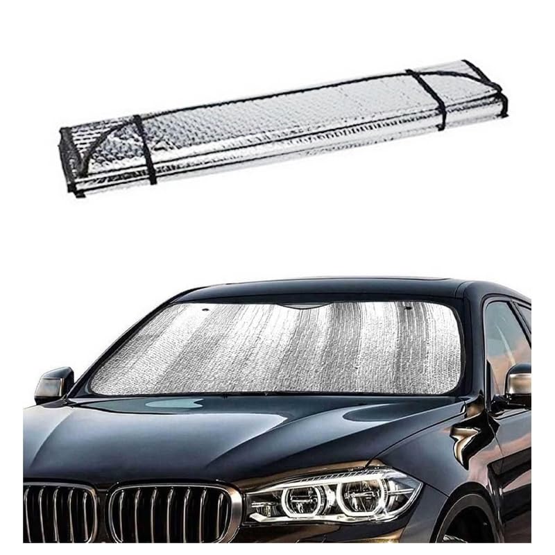 KaberTrade KaberTrade Foldable Windshield Sun Shade Umbrella UV Rays Protector Keep Car Cool (Size : 130 * 60cm, Code :8452) - KaberTrade