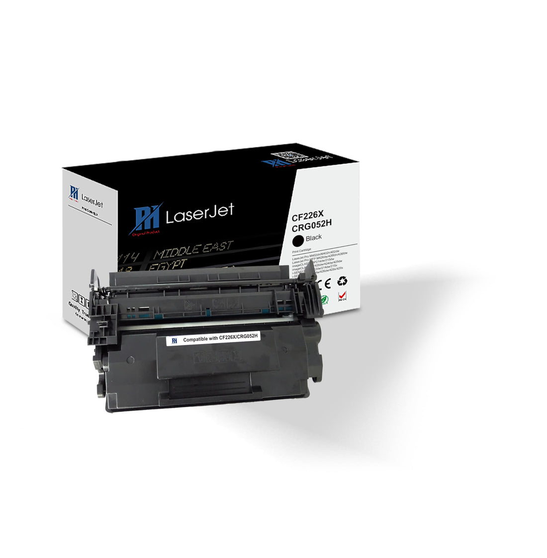 PH 26X Compatible Black Toner Cartridge Replacement for CF226X CRG052H – High Yield Laser Printer Toner