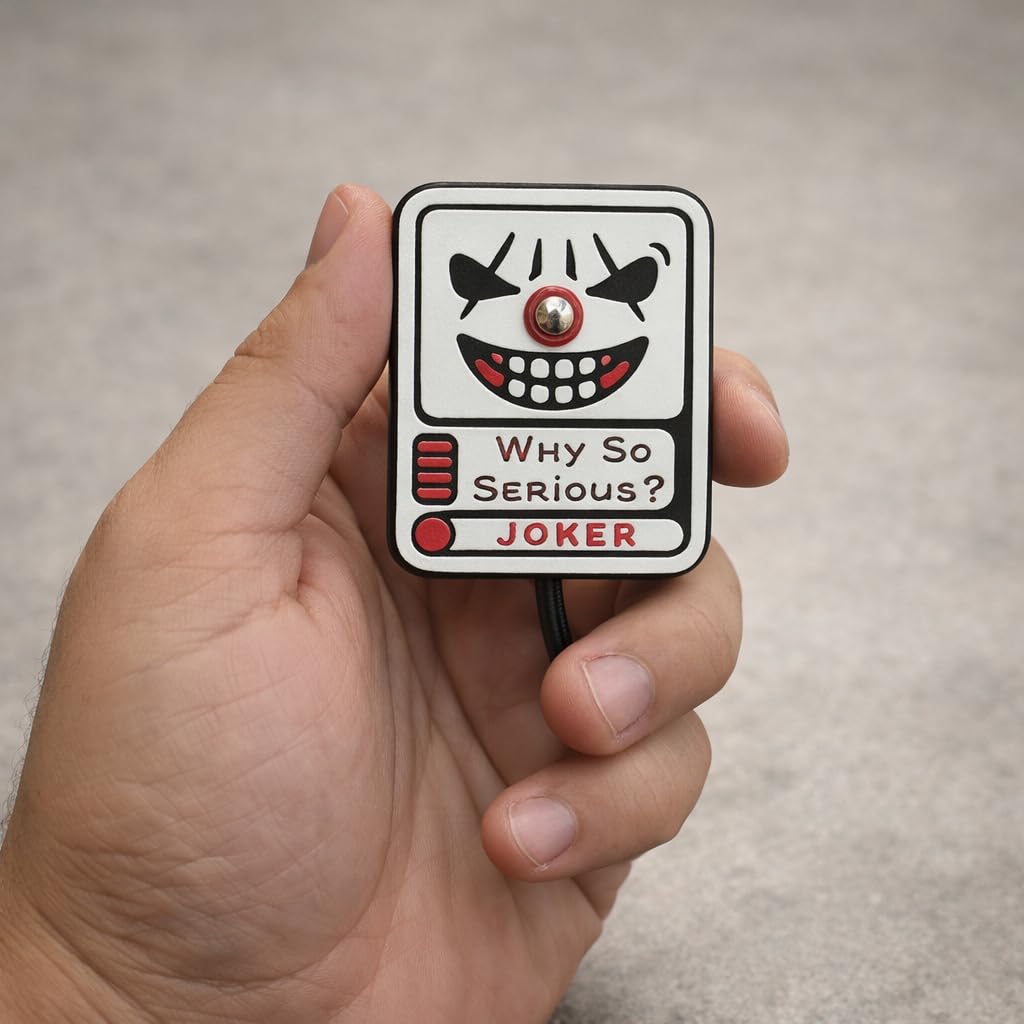 CHAOS CORE X14™ Magnetic EDC Slider with 14 Strong Magnets, Steel Ball Core, Joker Why So Serious Design, Pocket Focus and Stress Relief Tool for Adults