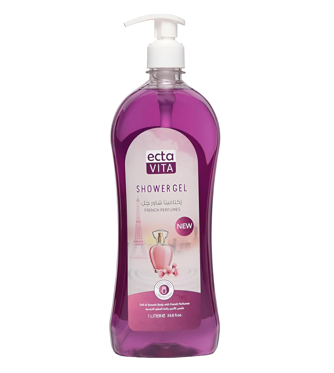 ectavita french perfumes shower gel 1000 ml