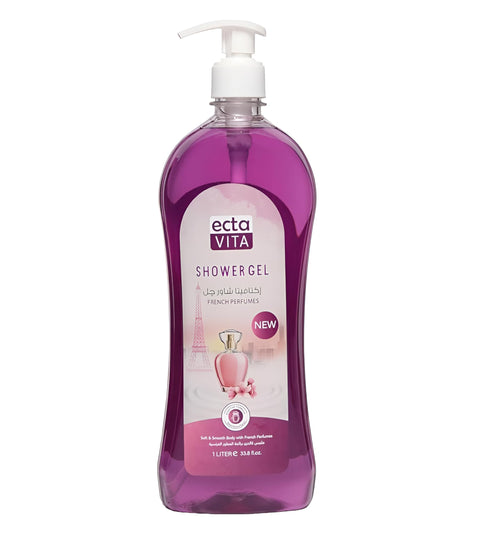 ectavita french perfumes shower gel 1000 ml