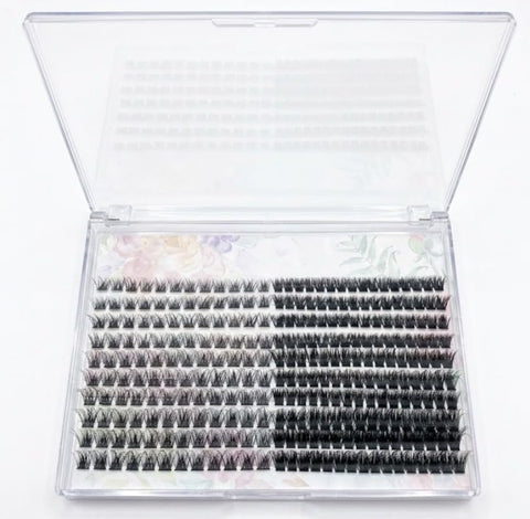 LASHES -480PCS - Extensions Individual Lash Volume 6D mink - FREE EYELASHES - Natural Eyelashes -2 SHAPE -ONE BY ONE