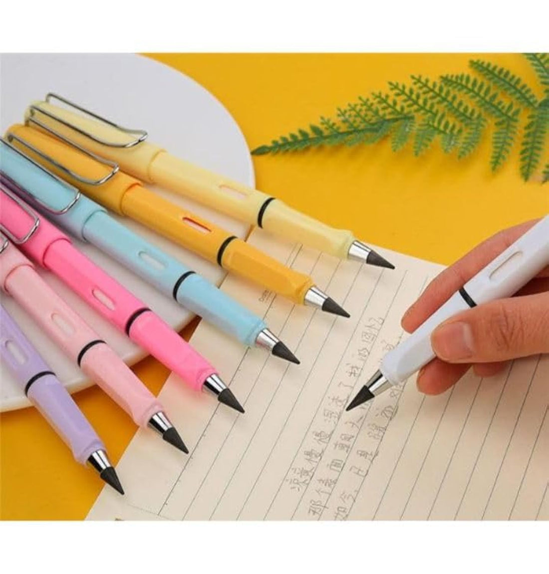 Forever Pencils 6-Pack, Long Lasting Infinity Magic Pencils, Cute Inkless for Kids Writing/Drawing (6 Count)