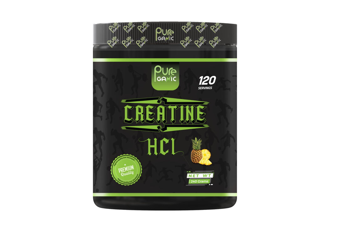 Creatine HCL Hydrochlorid 750mg | 120 Serving | Pineapple Flavor | Advanced Muscle Energy & Performance Support | Fast Absorption | Non-GMO, Gluten Free Supplement