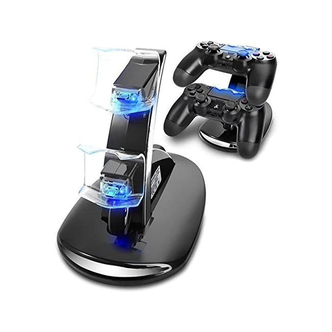 PS4 Dual Controller USB Docking Station with LED Indicator for PS4 / PS4 Pro / PS4 Slim