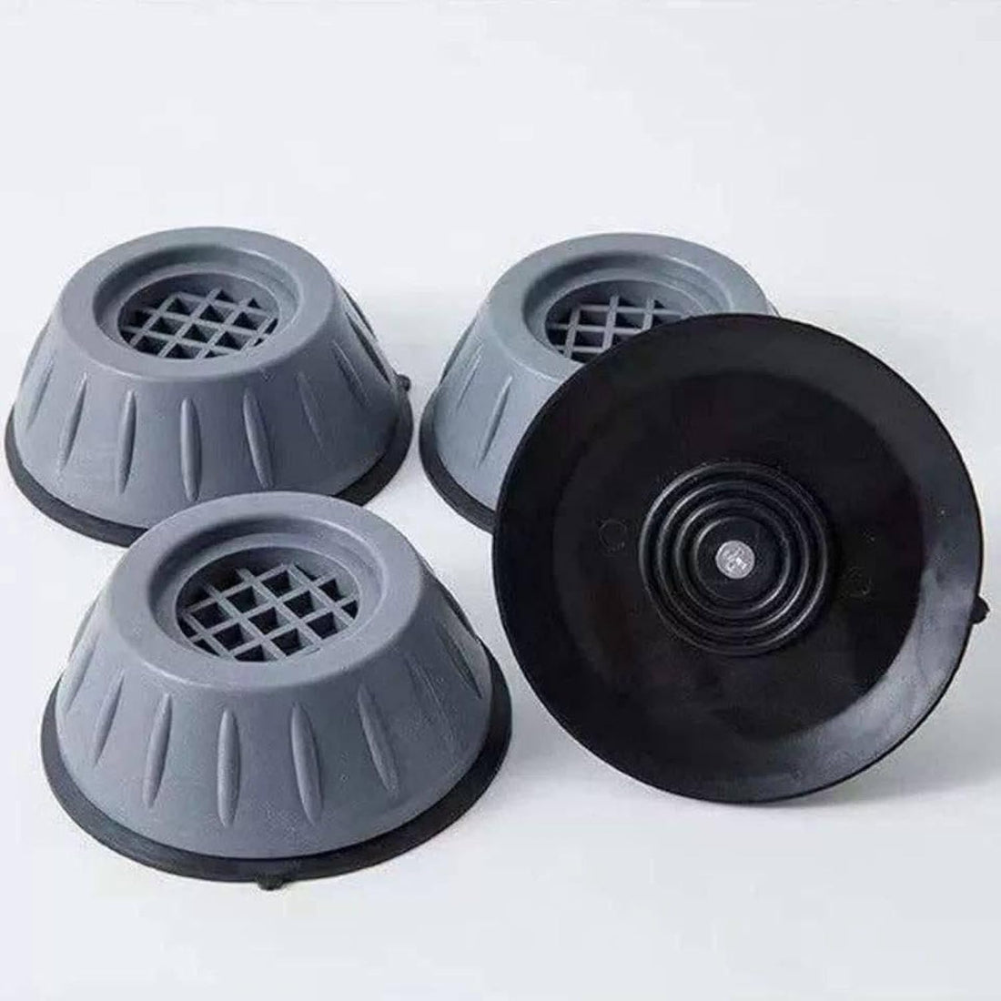 Efficient Washer Lifter & Vibration Absorber - Prevents Movement, Vibration, Shock Absorption, Stabilizes Washing Machine (4 Pack) for a Hassle Free Washing Experience, Available in Pegui Bell