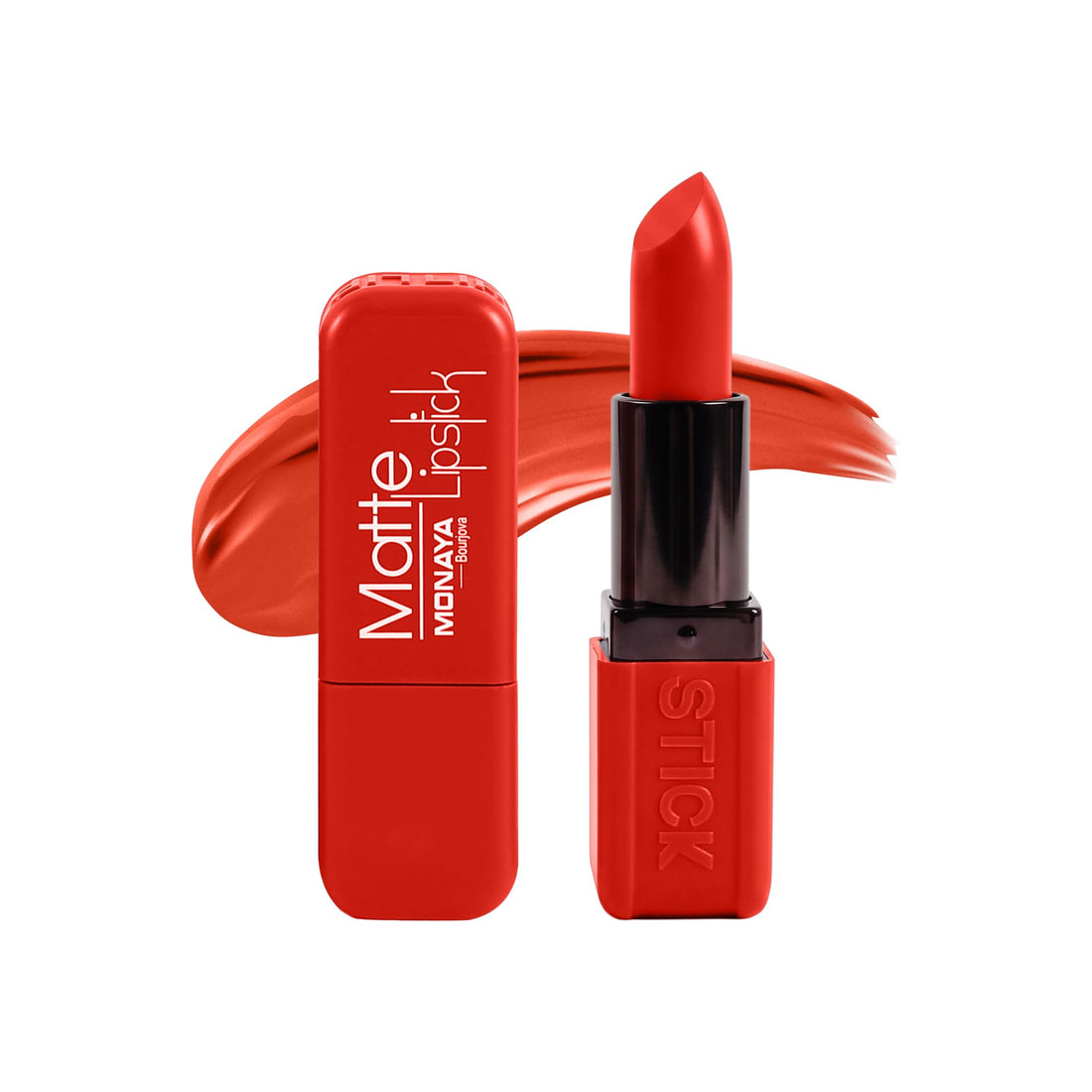 Monaya L022 Matte Lipstick | High Pigment Long-Lasting Matte Lip Color | Smooth Lightweight Non-Drying Finish Lipstick (L102)
