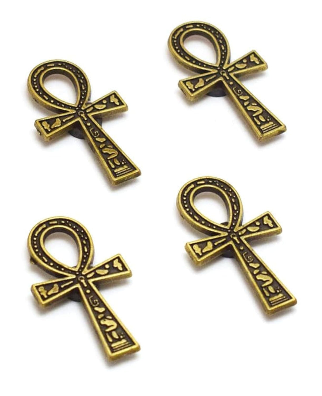 immatgar 8 pieces of Pharaonic Fridge Magnet ankh nile key - Egyptian Souvenir, Ancient Egypt Decor Collectible Magnetic Ornament for Kitchen, Home & Office Décor (4, Burnt Yellow)