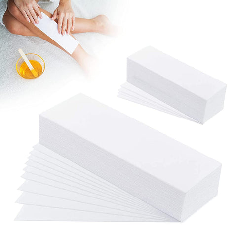 ANCLLO 100Pcs Professional Hair Removal Tool Depilatory Paper Nonwoven Epilator Women Wax Strip Paper Shaving Roll Waxing Smooth Legs