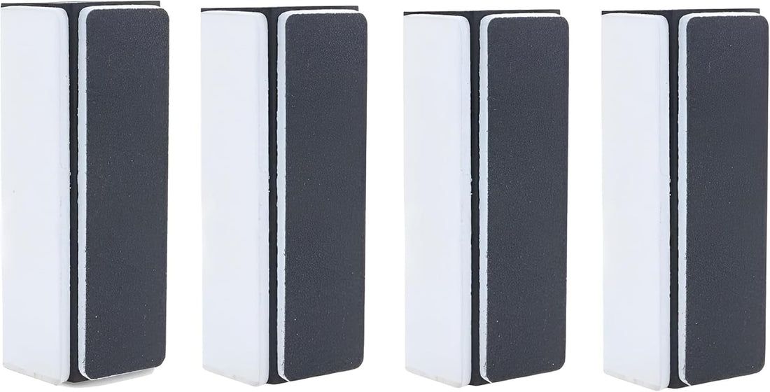 4 Pcs 4-Sided Nail Buffer Block for Natural Nails Polishing and Smoothing Sponge Buffing File for Shine Prep and Surface Refining Manicure Pedicure Tool for Home and Salon Use