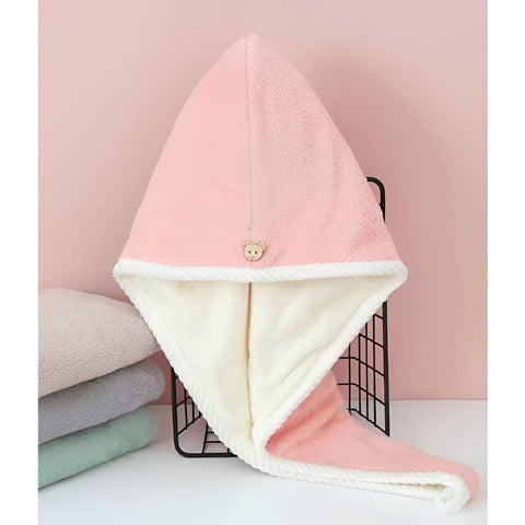 Sherpa Fleece Baby Blanket - Reversible soft plush throw in pastel tones with adorable bear embellishment, perfect for warmth and cuddles, double-sided for year-round comfort. (pink)