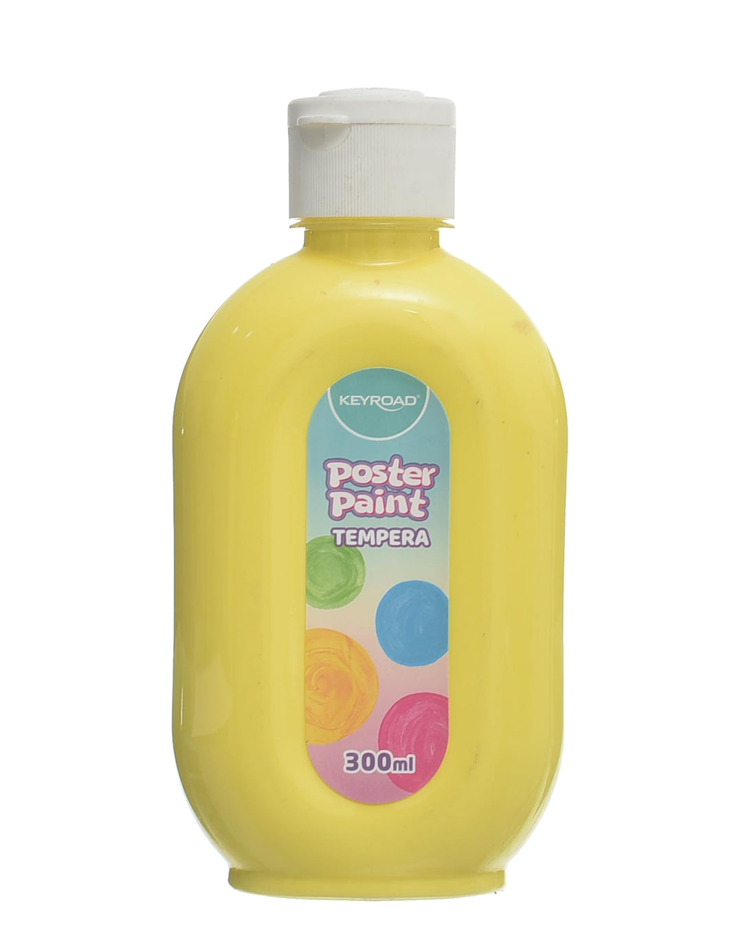 Keyroad Poster Paint 300 ml Yellow Pastel Model KR973097 bright and smooth washable paint ideal for art classes