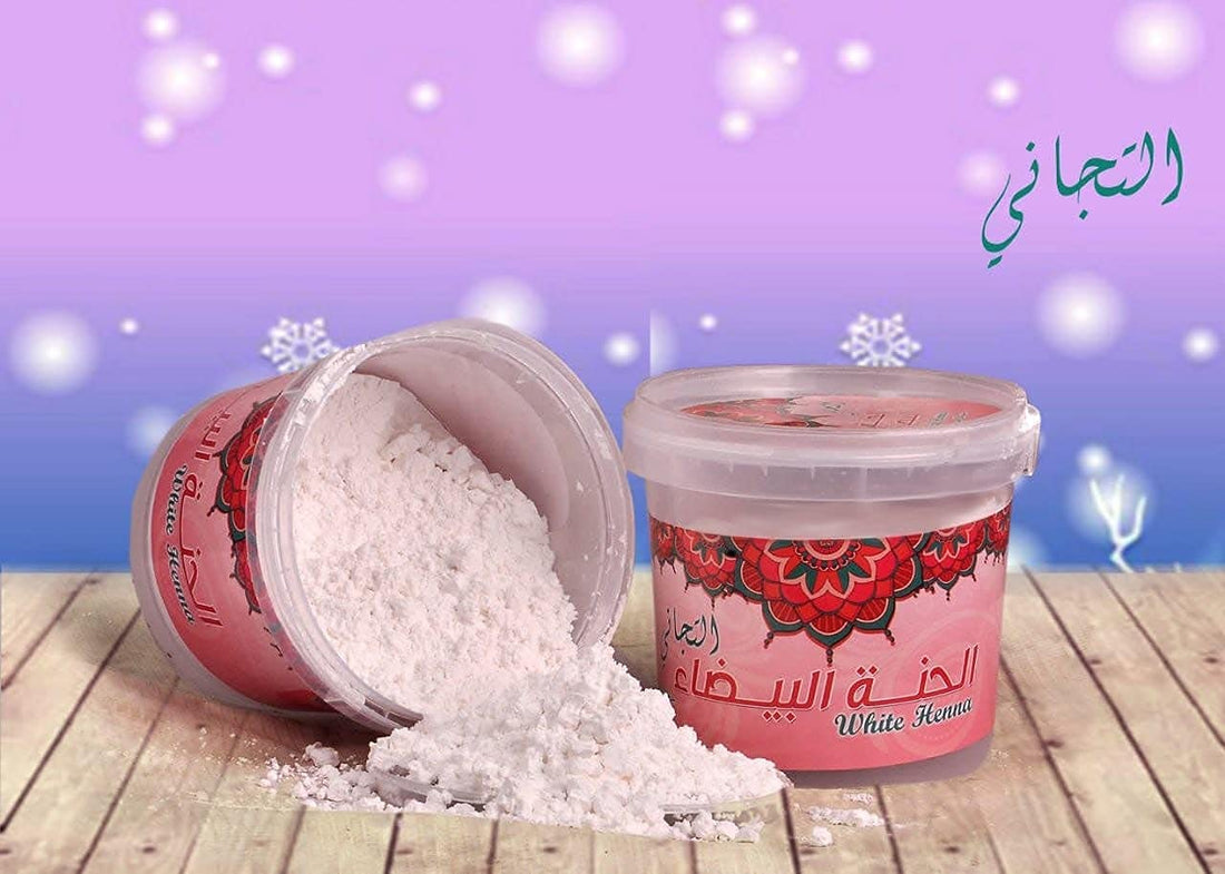 Cleopatra White Henna Powder for Lightening Face and Dark Body Areas