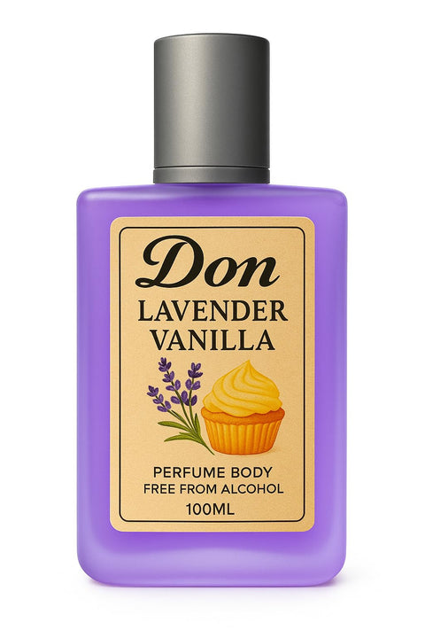 Don Lavender Vanilla Perfume Body Free From Alcohol 100ml