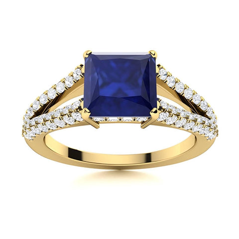 New Arrival Ring Crystal Square Ring Shiny For Lady Bridal Wedding Accessories Gold Color Shiny Stone Women Ring Women Jewelry Gift