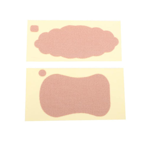 10 Pcs Invisible Self-adhesive Cotton Armpit Antiperspirant Sticker, Disposable Anti Perspiration Absorbent Deodorant Prevention Pad, for Men & Women Reduce Armpit & Foot Sweat（5pcs Each Design）