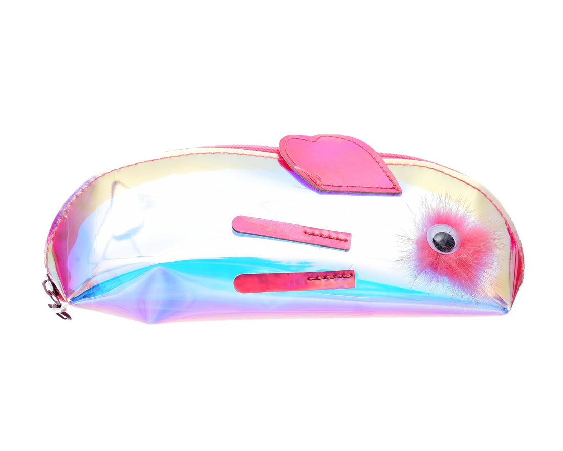 Elmaayergy NO:A158-87-30 Fur Pencil Case With Compact And Lightweight Design Makes It Perfect For On-The-Go Use, Whether At School, Work, Or Traveling - Multi Colour
