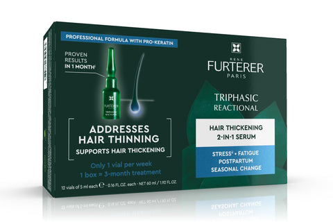 Rene Furterer Triphasic Reactional Anti Hair Loss Ritual Sudden Hair Loss Treatment, 5 ml, Pack of 12