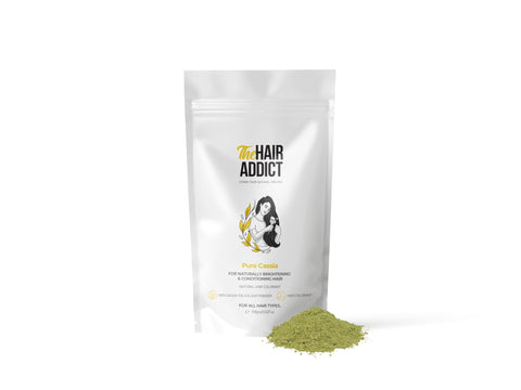 The Hair Addict - Pure Cassia 100gm | Nourishing & Natural Hair Colorant | Naturally Brightening & Conditioning Hair