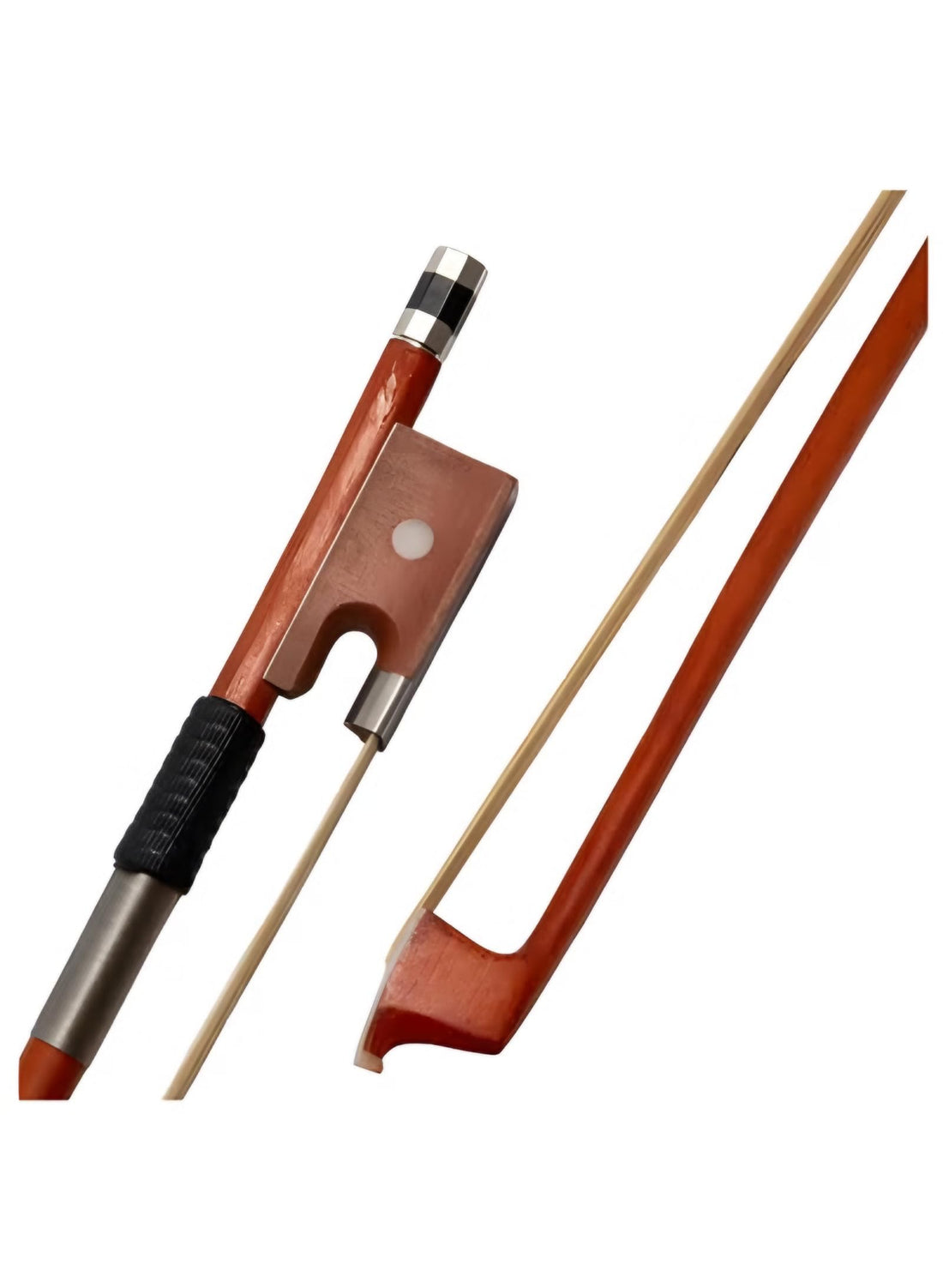 Brazilwood Violin Bow Volin Stick Fiddle Bow Fiddlestick Full Size 4/4 Bowed String Instrument Accessory Spare Part Replacement Violin Handle