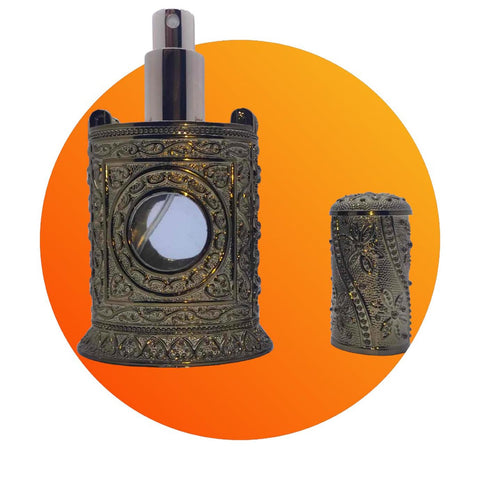 1 Pcs Empty Refillable Perfume Bottle - Essential Oils Decorative Perfume Vials 50ml/1.69oz (1 Bottle Shape 2)