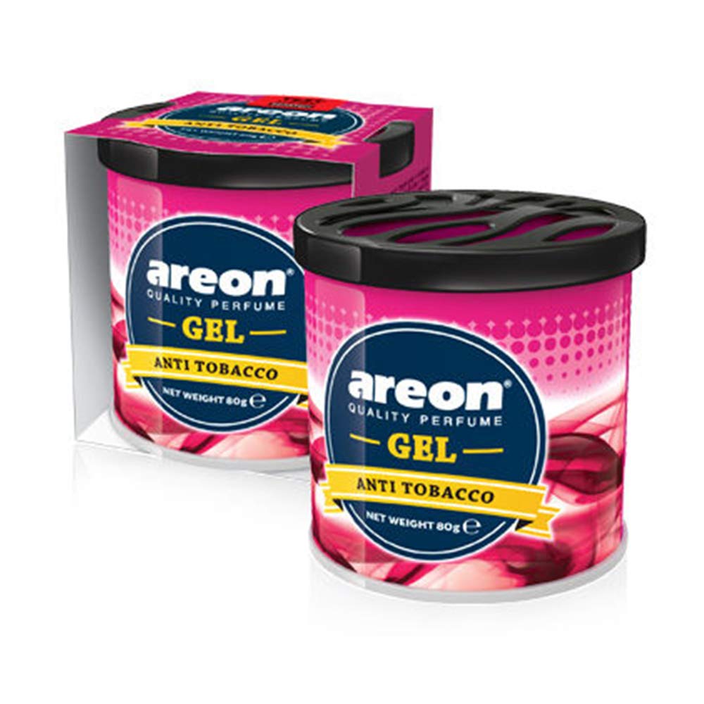 AREON Gel Can Car Scent - Anti Tobacco, Pack of 1, GCK13