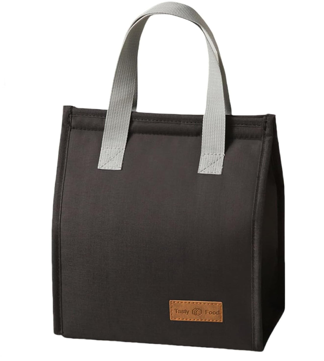 fashion mania Lunch Bag, Lunch Box for Women Men, Leakproof Simple Bento Lunch Tote, Reusable Insulated Lunch Bag for Work Office Picnic or Travel (Black)