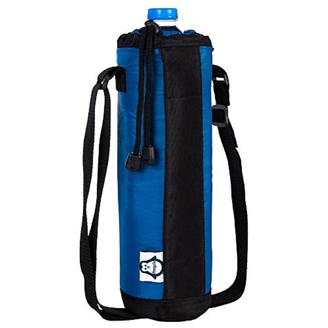 Penguin Insulated bottle bag - large - 1.5 liter waterproof - 33 * 10 dim - blue