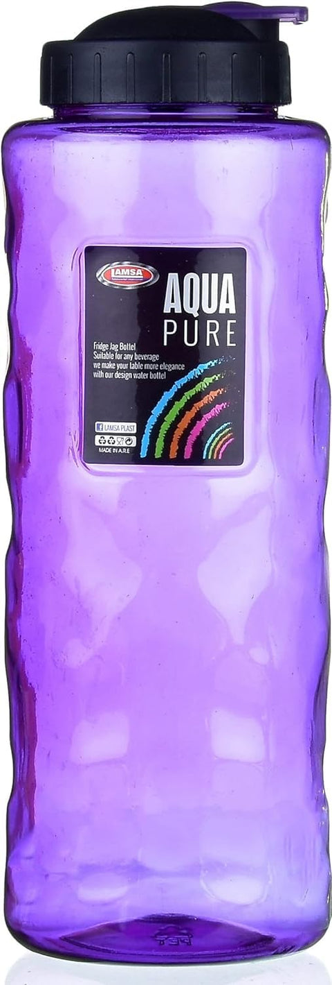 Plastic Water Bottle, 1.5 Liter - Multi Color