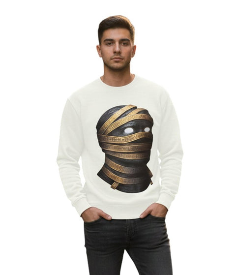 Miza Men's Winter Sweatshirt, Heavy Cotton, Fashion Printed Design, Comfortable Fit for Everyday Use