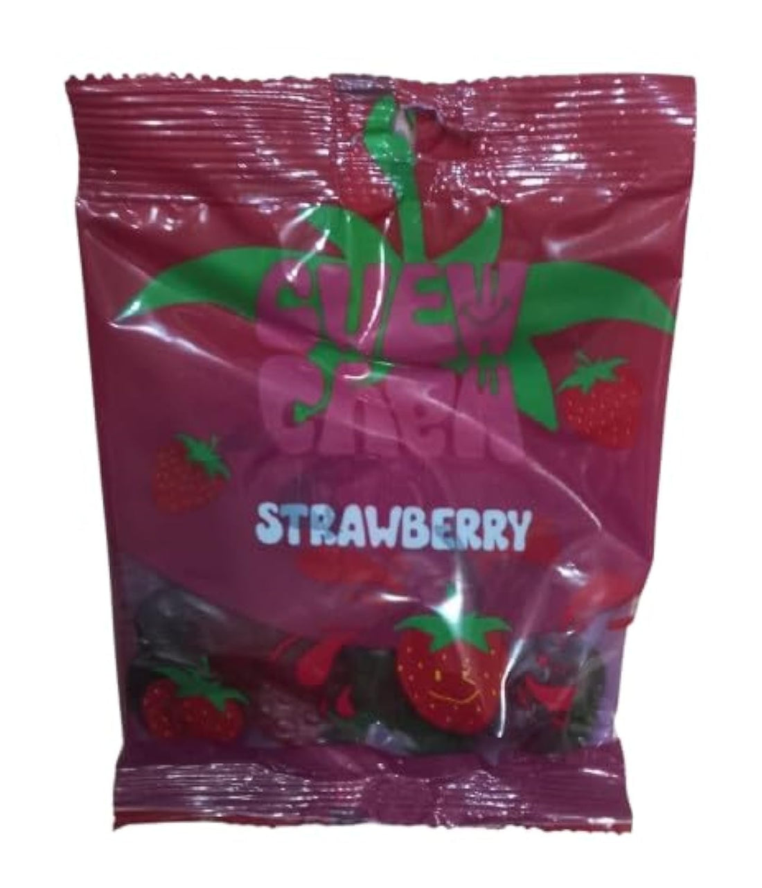 Chew Chew Gummy Strawberries Jelly Candy 80 grams