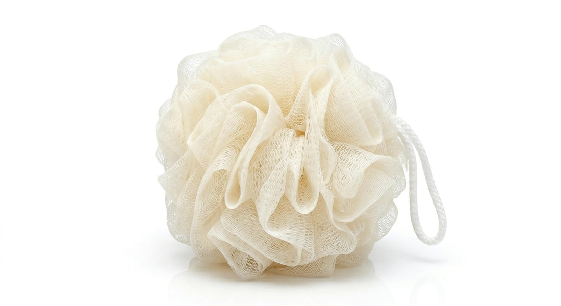 Premium Shower Puff (50g) | Exfoliating Mesh Bath Sponge & Body Scrubber | Soft Shower Loofah for Rich Lather
