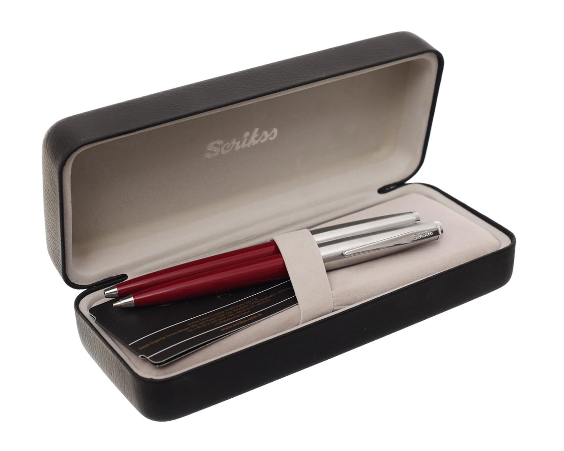 Scrikss Metropolis Set Of Ballpoint pen + mechanical pencil 0.7 mm Multicolor with box Model: 56049