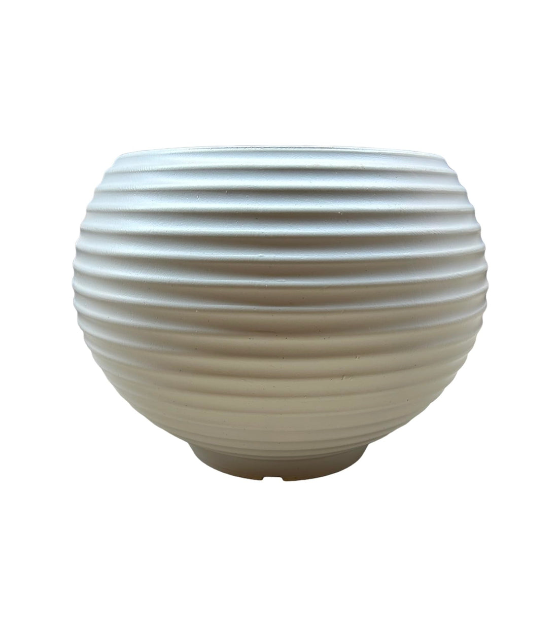 Circle plant pot 30 cm, white